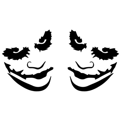 2x von Joker Sticker, Face Joker Sticker