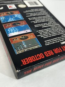 Carrito de juego Hunt for Red October NES Nintendo insertos p&oacute;ster tarjeta regular funda de poliestireno