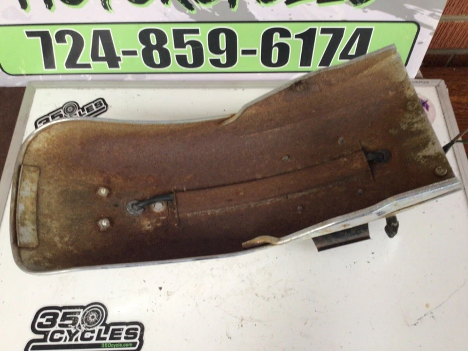 1979 1980 1981 1982 Honda CB650 CB 650 SC para-lama traseiro cromado fabricante de equipamento original  - Imagem 2 de 4