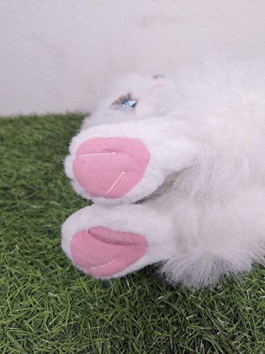2004 Mattel Barbie White Cat Plush Persian Serafina Blue Eyes Crown Size 12” - Picture 11 of 16