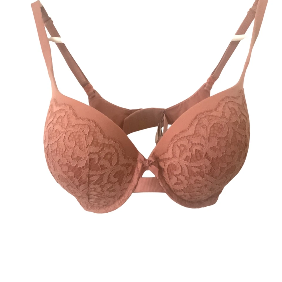 Sutiã Victoria’s Secret 32 DDD formato perfeito forrado com aro corpo de renda A19 - Imagem 2 de 4