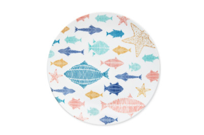The Cellar Fish Motif Salad Plate