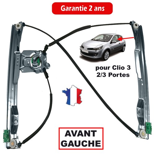 Leve Vitre Avant Gauche Chauffeur Conducteur pour RENAULT Clio III 3 Portes Dci - Imagen 7 de 7