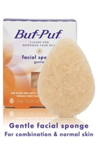 New Buf Puf Everyday Facial Sponge Gentle Cleans & Refreshes Skin Non Irritating
