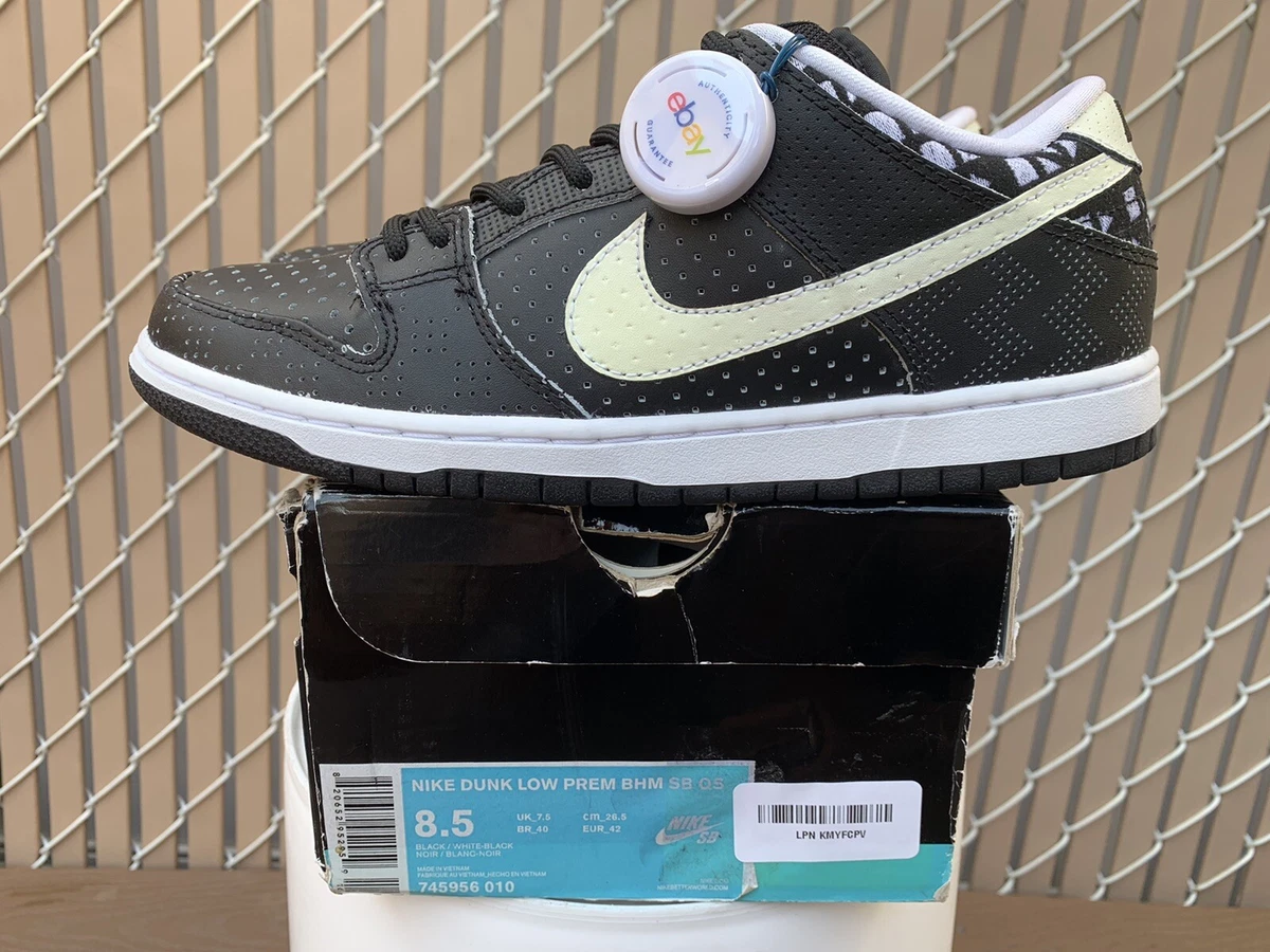 Nike Dunk Premium SB QS Low BHM for Sale | Authenticity Guaranteed