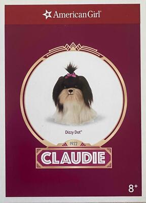 New American Girl Claudie Pet Dog Dizzy Dot~Plush Mixed Breed