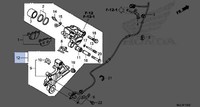 Honda 2014-2018 CB CBR Bremszangenbaugruppe 43150-MJE-D01 Neu OEM