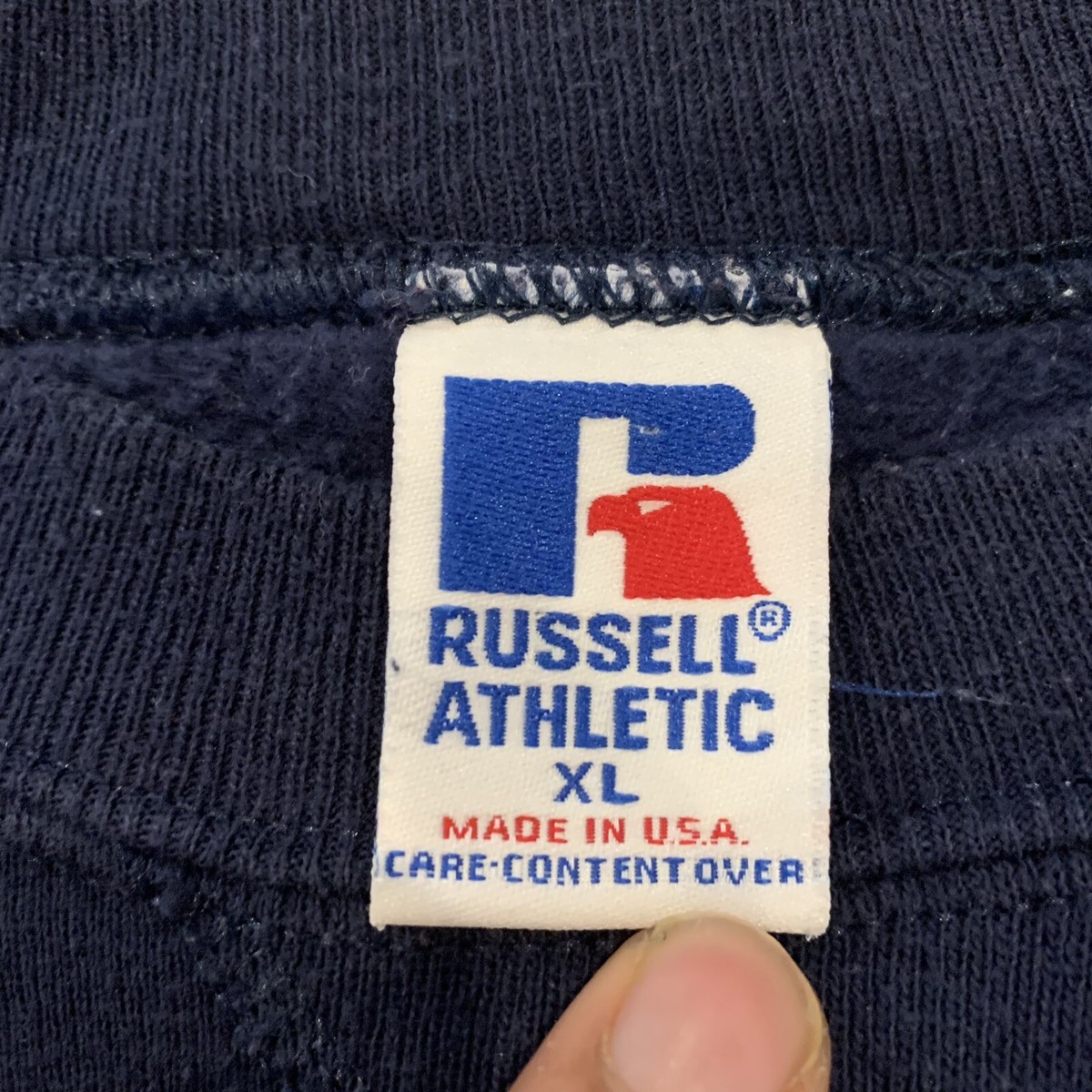 Vintage 90s Russell Athletic Mens XL Faded Boxy Fit Crewneck