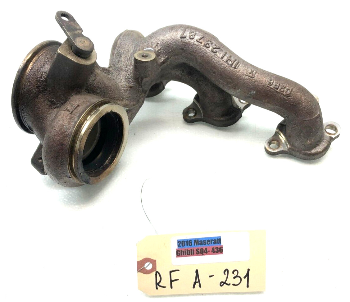 2014-2017 MASERATI GHIBLI SQ4 3.0L RIGHT PASSENGER EXHAUST MANIFOLD HEADERS OEM.