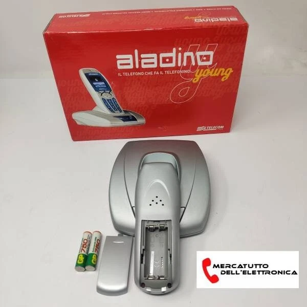 Telefono Cordless Aladino Young (Colore Argento) - Immagine 2 di 2