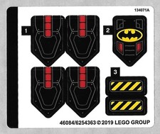 LEGO 76116stk01 Sticker Sheet for Set 76116 - 46084/6254363 NEW original LEGO