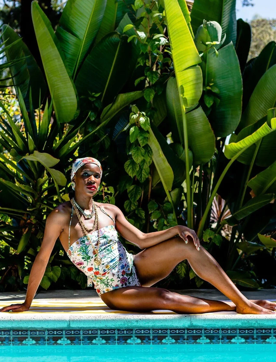 Gucci floral swimsuit sale