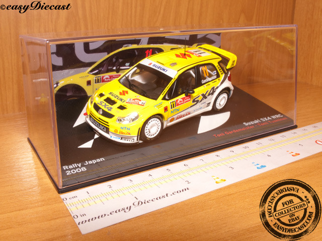 SUZUKI SX4 WRC GARDEMEISTER-TUOMINEN 1:43 JAPAN 2008#11 | eBay