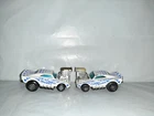 2 Vtg 1972 Matchbox Superfast Cosmic Blues Big Motor Cars 1 Hong Kong 1 Macau