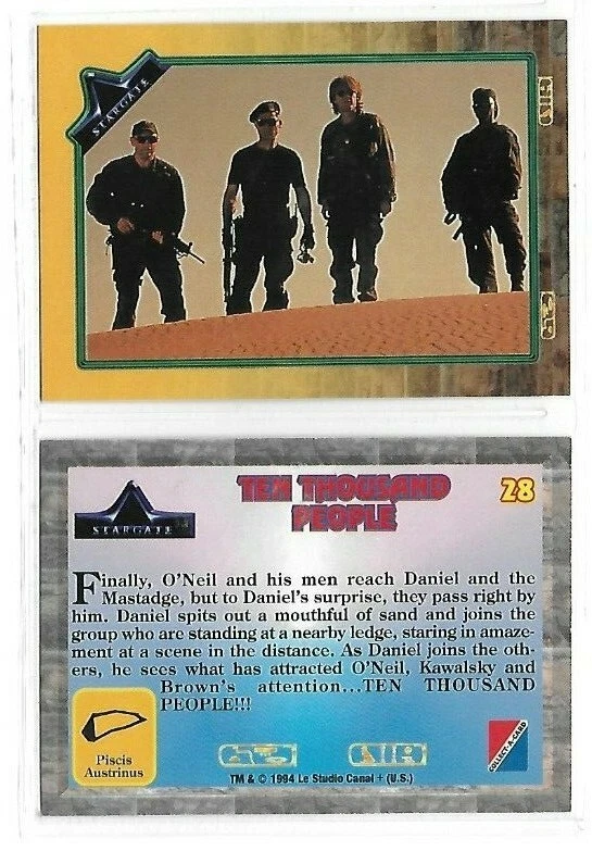 STARGATE THE MOVIE BASE / BASIC SET 100 CARDS BY COLLECTOR CARD READ - Image 4 of 4