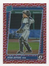 2021 Panini Donruss Optic RYAN JEFFERS #93 Rated Rookie Prizm Photon SSP-Twins