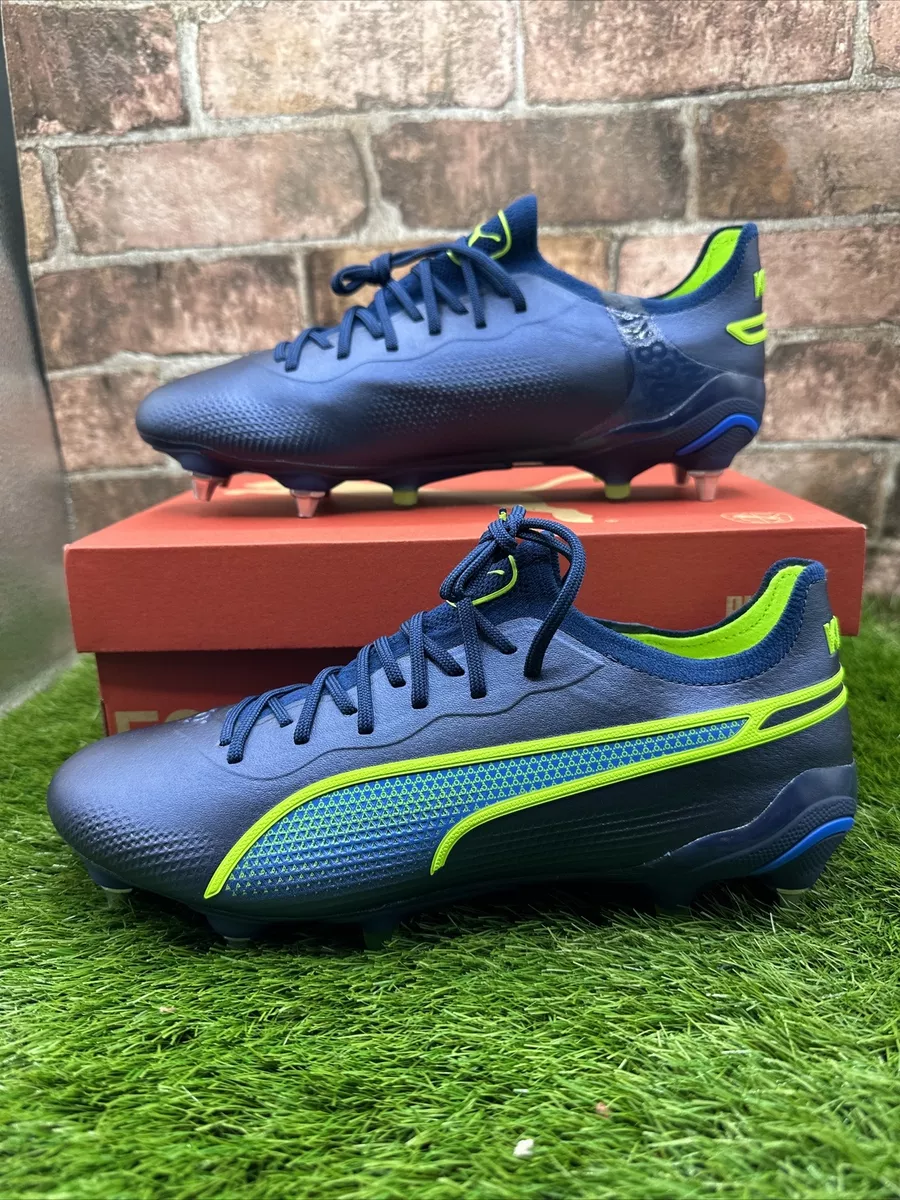 PUMA KING ULTIMATE PERSIAN BLUE PRO GREEN ULTRA BLUE UK SIZE 7 MXSG
