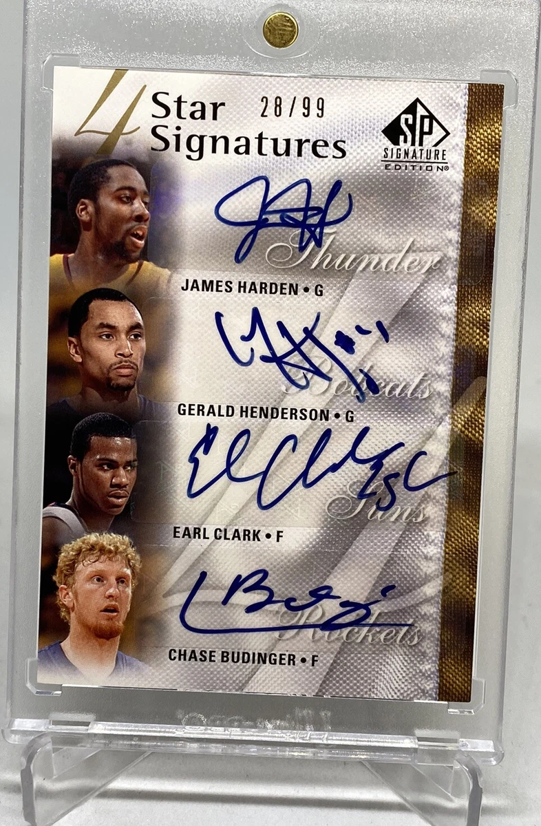 James Harden Houston Rockets Basketball Autographed Sports Trading