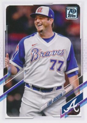 2021 Topps Update #US146 LUKE JACKSON - Atlanta Braves
