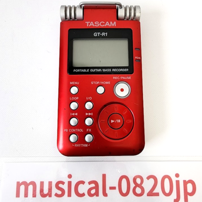 よ*ん様 TASCAM GT-R1 ポータブルレコーダー GT-R1 | ポータブル ギター/ベースレコーダー（SD/SDHC） | TASCAM (日本)