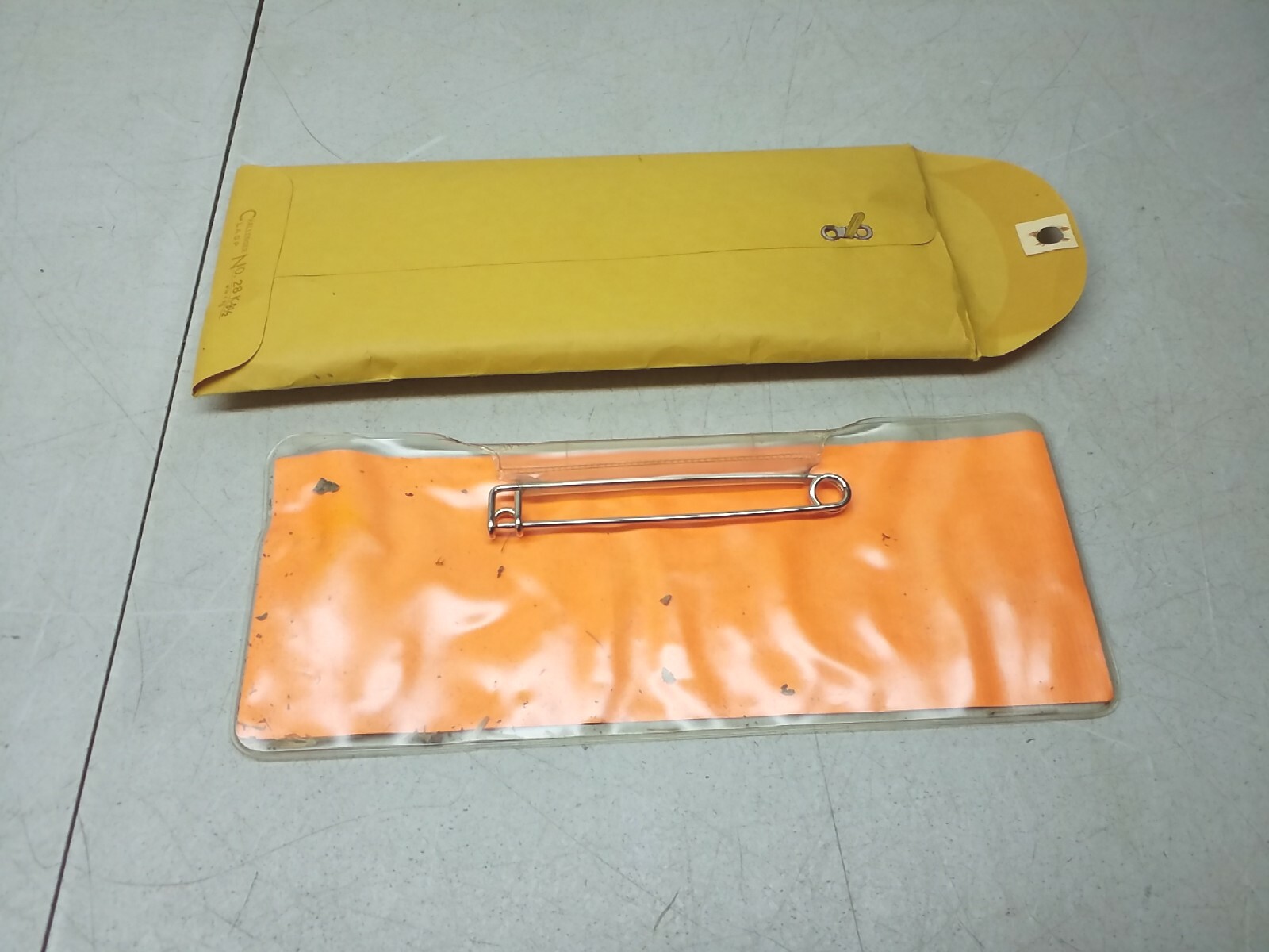 Wisconsin Deer Tag Back Patch With Pinback Case Vintage 1974 WI DNR