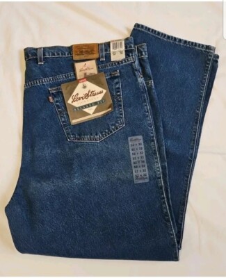 NWT Vintage New Levi s 540 52 X 32 Blue Jean Brown Tab Mens Relaxed Fit 90s