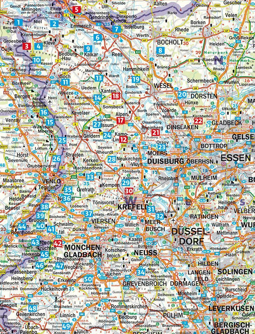 Thumbnail - Niederrhein Zwischen Rhein Und Maas. 50 Touren Mit Gps-tracks Roland