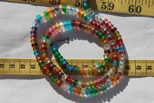 6x4mm Crow Roller Glass Bead Mixed Color Strand Crafts Jewelry Making 150pcs