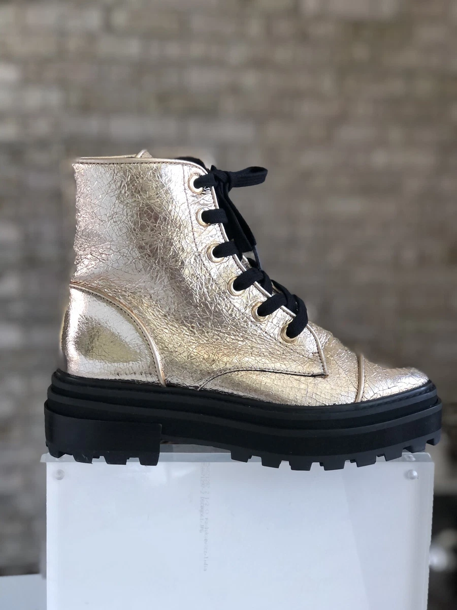 Schutz gold best sale boots