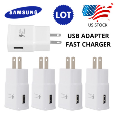 Wholesale Adaptive USB A Wall Charger Fast Adapter US Plug Samsung Galaxy S24