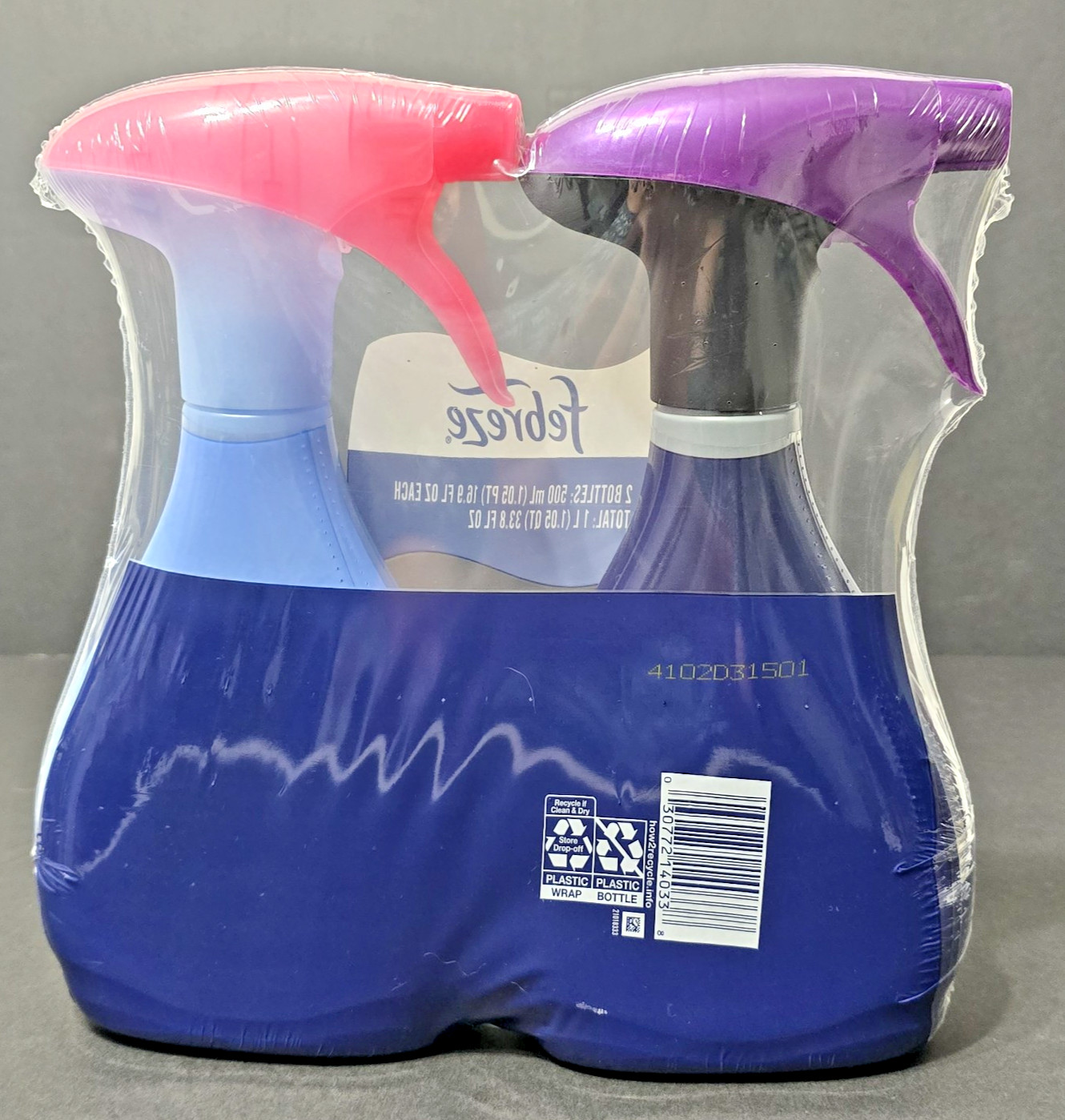 2 x 500ml Bottles Febreze Fabric Refresher. Downy April Fresh & Calm Febreze