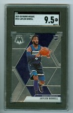 Jaylen Nowell 2019-20 Panini Mosaic Rookie Card #212 SGC Graded 9.5 MINT+