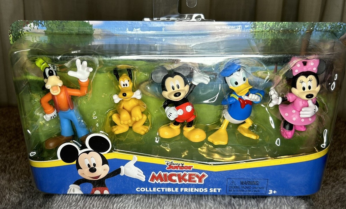 Disney Jr. Mickey Collectible Friends Set- 5 Pc. Figure Set. NEW