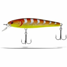 Fishing lure Jerkbait Dynamic Lures J-SPEC (Fire Craw)