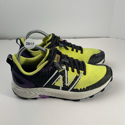 New Balance FuelCell Summit Unknown Women Size 7.5 B Yellow Trail Running Shoes