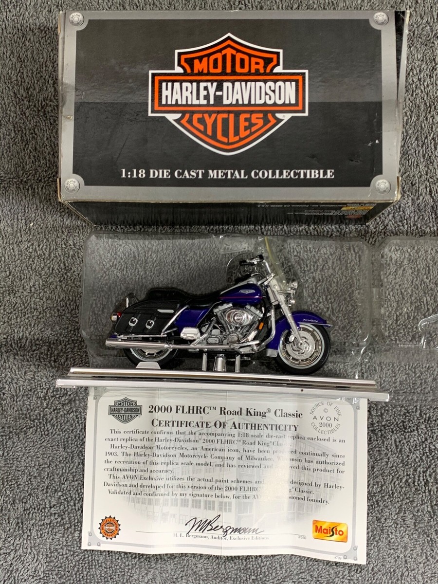 Vintage Harley Davidson Die Cast Maisto Model 2000 FLHRC Road King
