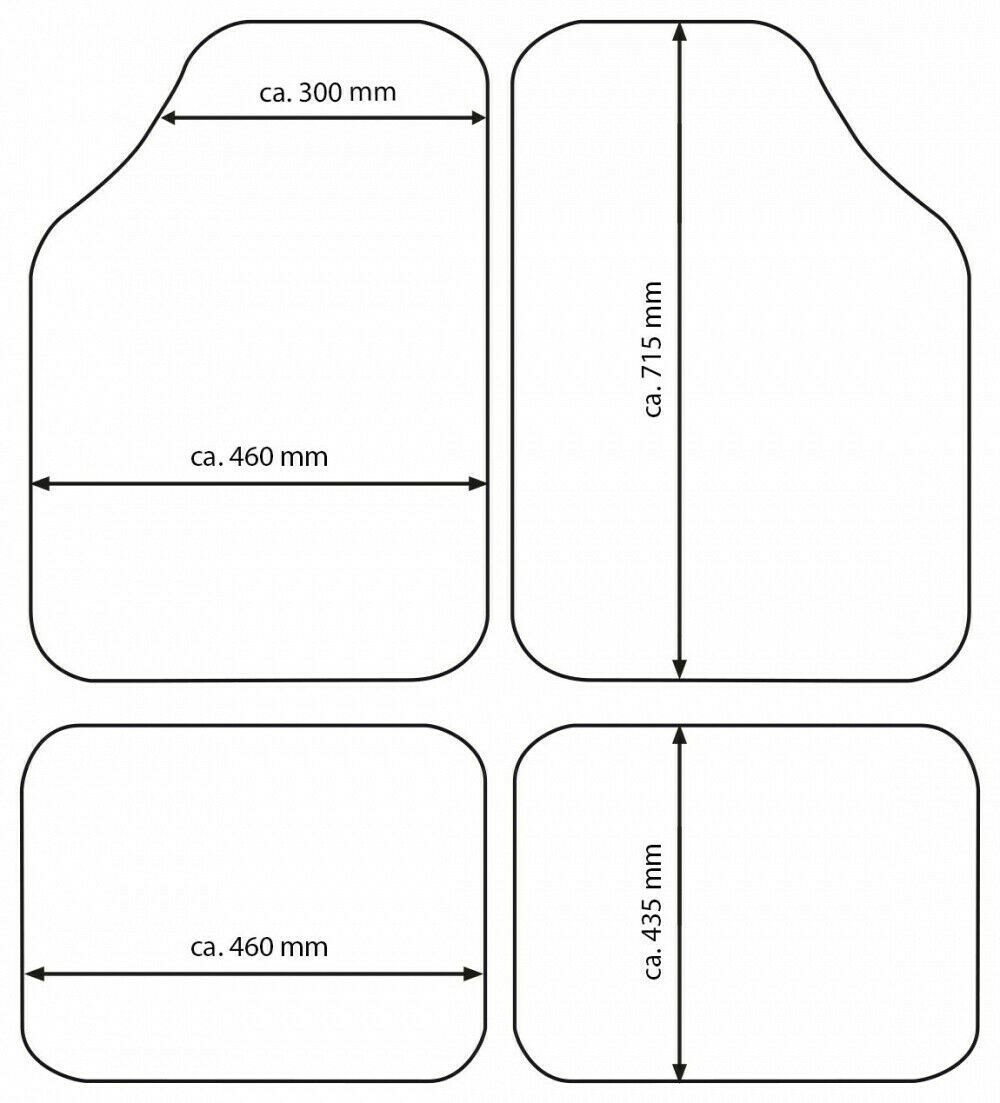 Ruiya Tappetini Antiscivolo Per Renault Arkana 2021-2026, PVC E Gomma, Set Porta Oggetti E Porta Tazze