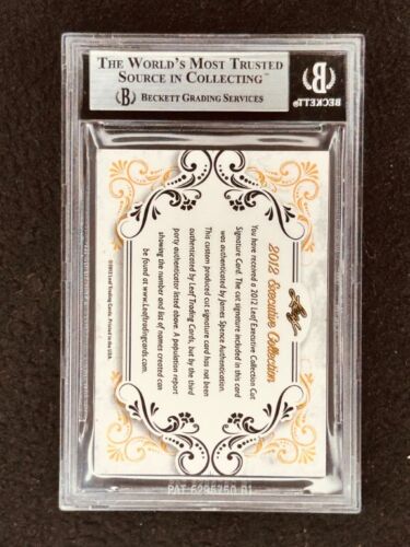 Bob Cousy 2012 Leaf Masterpiece Cut Signature autographed signed 1/1 JSA Celtics - Picture 2 of 2