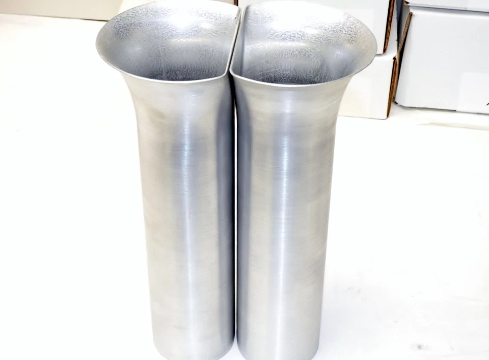 Hilborn-Kinsler- Aluminum Ram Tube 2-1/2" " OD x 9-1/2 Tall D Bell Set of 8 - Image 3 of 4