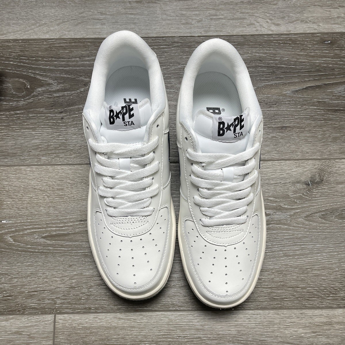 2ful Bapesta v2 - Last Orgy NOWHERE White/Blue Sneakers
