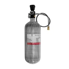 TUXING 300Bar Pcp Luft Tank 2L Carbon Fiber Scuba HPA Tank mit F&uuml;llstation