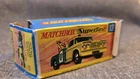 Matchbox LESNEY Superfast Original Box Only  No. 13 Dodge Wreck Truck