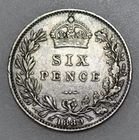 1889 Victoria Sixpence — photo from another recent sale