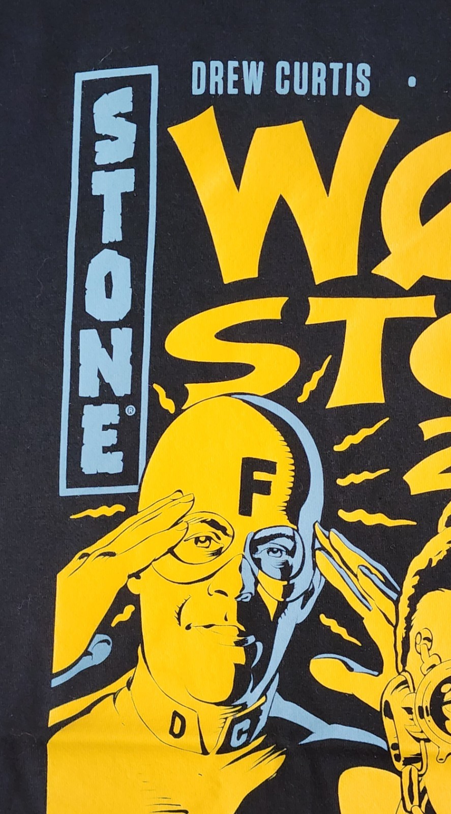 Stone Beer T-Shirt Men's Sz Large Stone Woot Stout 2.0 Collectible Beer Tee image 3