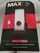 NEW MAX Smart Home Safety Motion Detector Fire Security Light USB Rechargeable