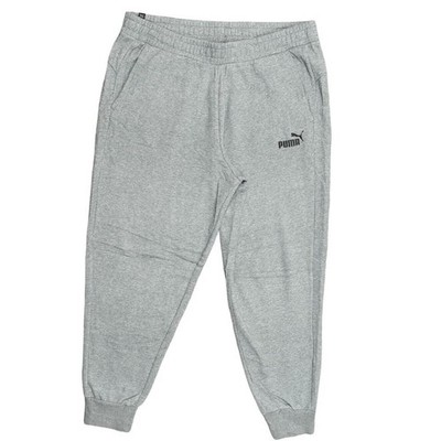 PUMA Gray Cotton Blend Jogger Pants 2XL Sweats Gym Run Pockets