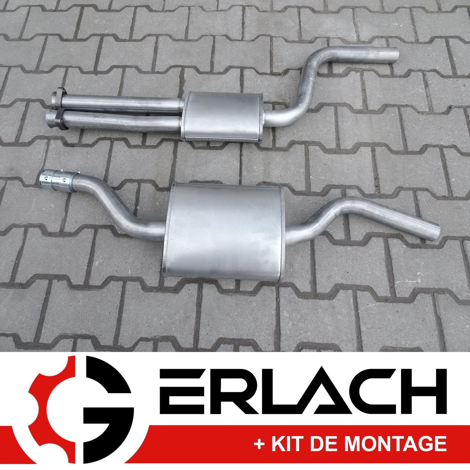 Silencieux intermédiaire Mercedes W123 pour rouler au calme en berline 230 E
