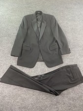 Jos. A Bank Tuxedo 43 L Black Wool Formal Wedding Premium Jacket Pants 38x31 