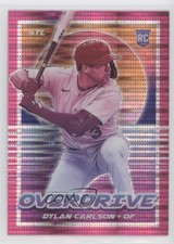 2021 Panini Chronicles Overdrive Pink Pulsar Prizm Dylan Carlson #21 1p5