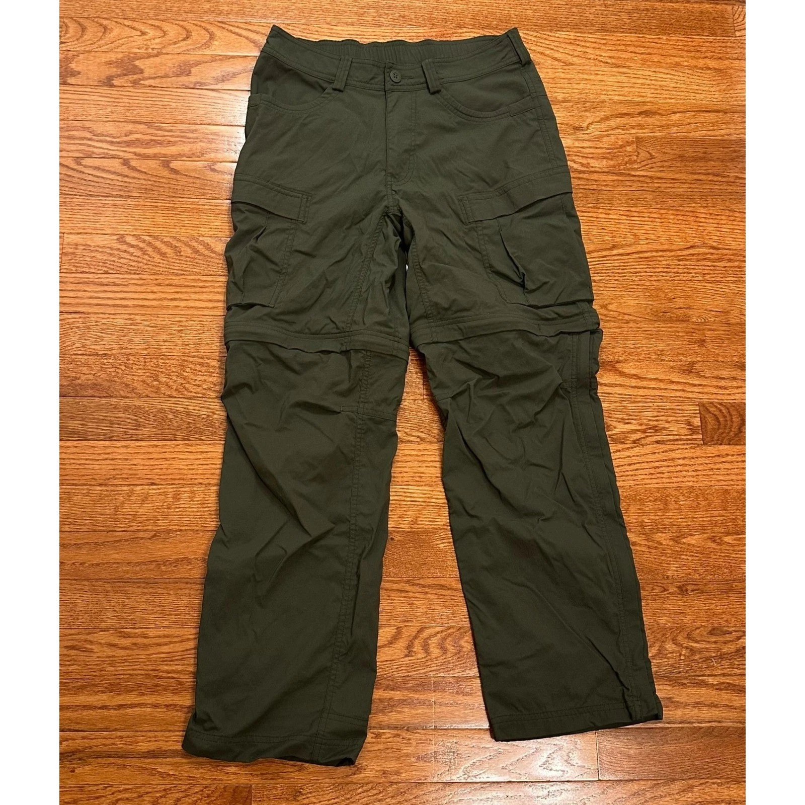 REI Co-op Sahara Convertible Cargo Pants Mens Medium 28" Green Hiking Stretch
Opens in a new window